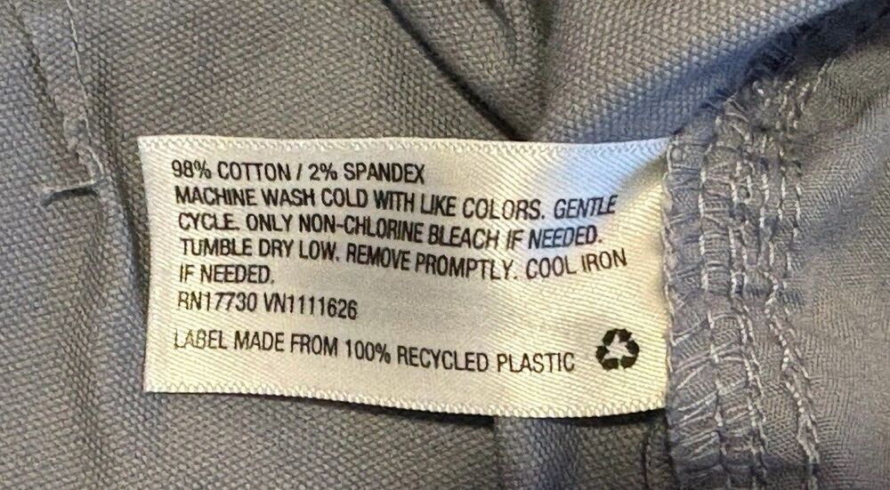 A New Day Stretch Elastizado Chino Shorts Women's Size 4 Gray 4.5" inseam Pocket - Picture 6 of 13